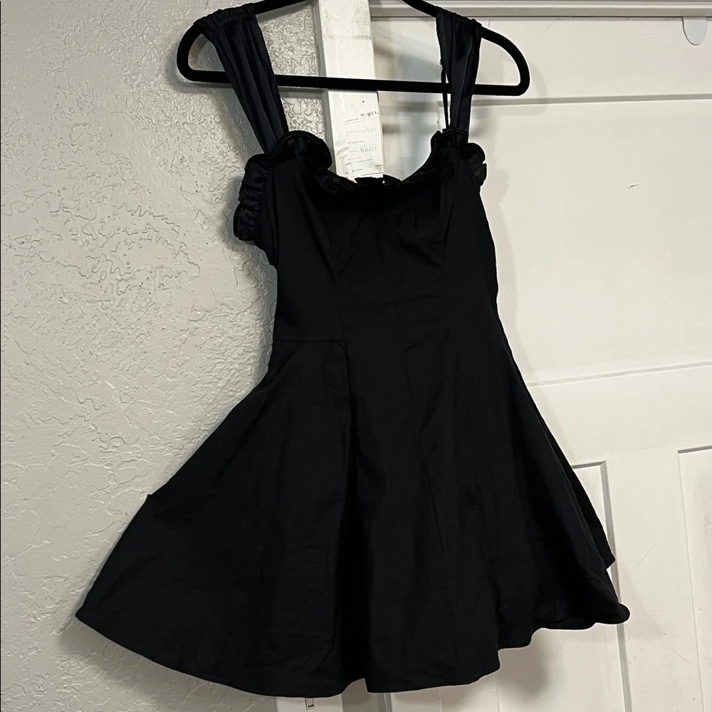 FREE PEOPLE MIDNIGHT MAGIC DARKROMANTIC GOTH MINI DRESS SIZE SMALL